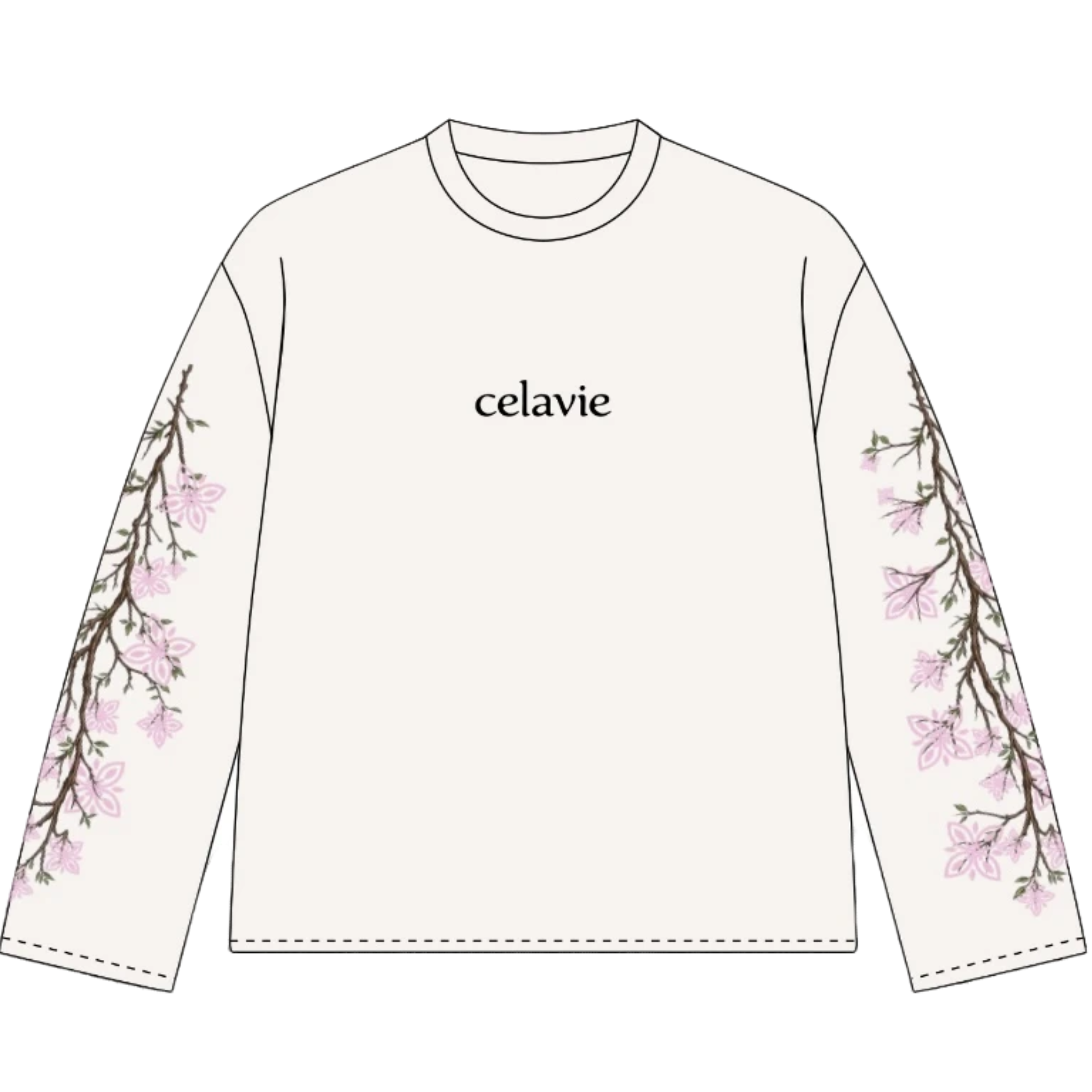 BLOSSOM WAFFLE TEE CREAM